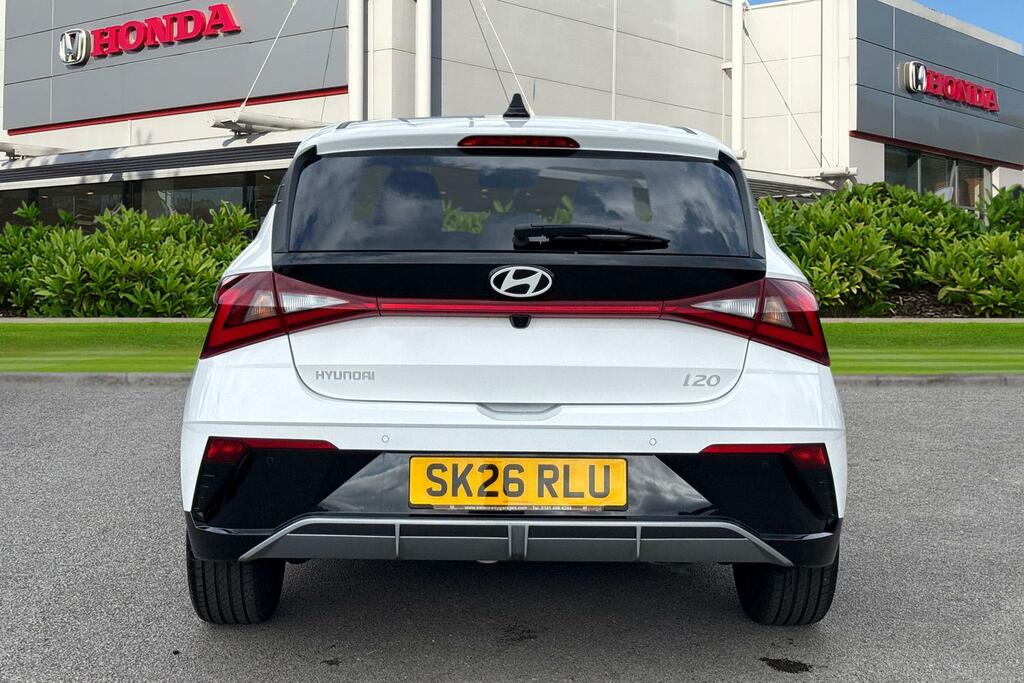 Hyundai I20 1.0T Gdi 90 Black Line Dct White #5