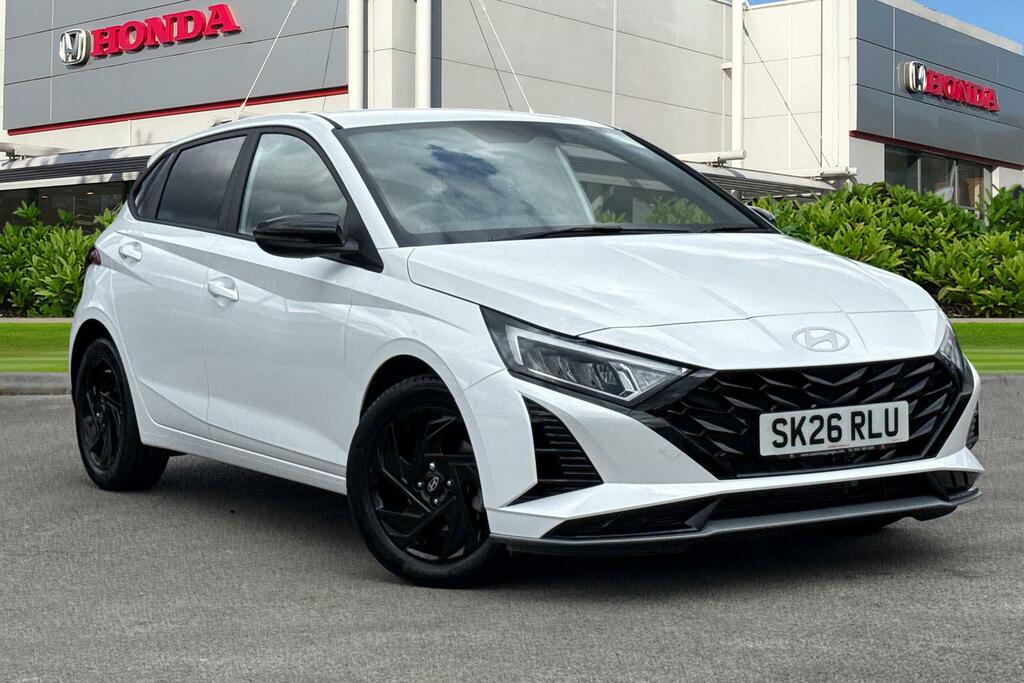 Hyundai I20 1.0T Gdi 90 Black Line Dct White