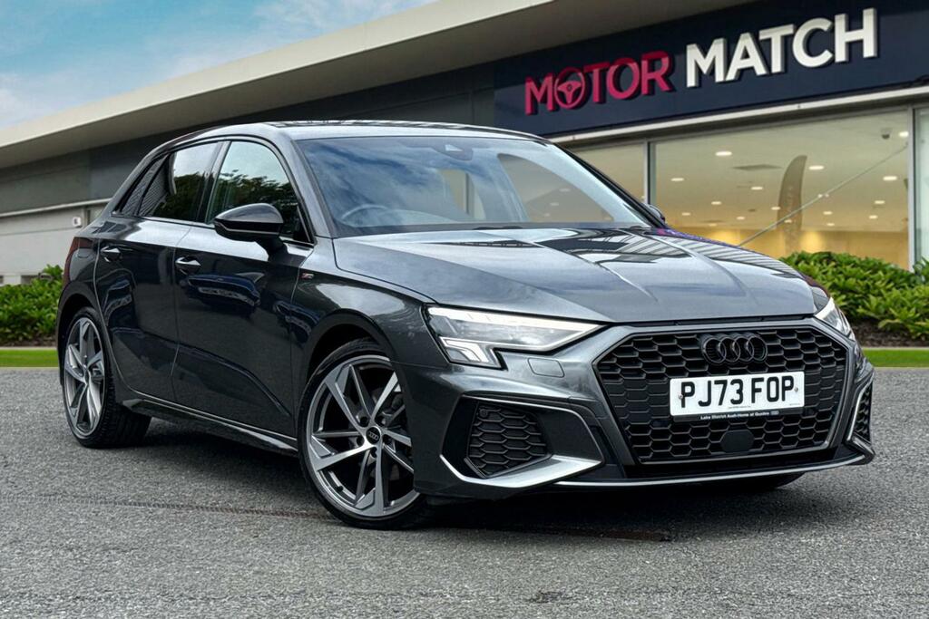 Audi A3 2.0 Tdi 35 Black Edition Sportback S Tronic Euro 6 Grey