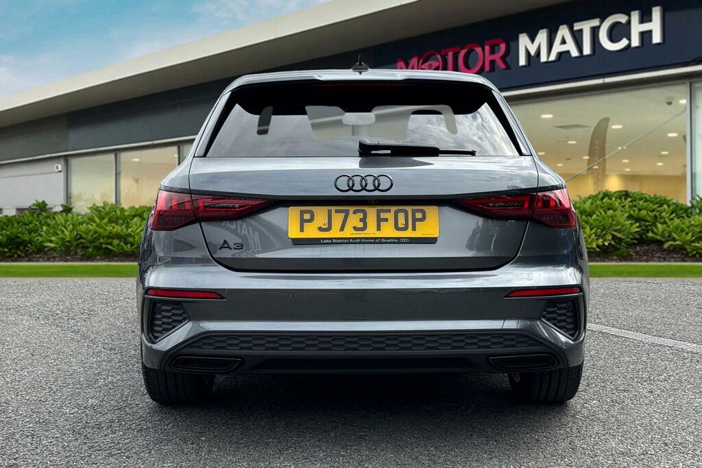 Audi A3 2.0 Tdi 35 Black Edition Sportback S Tronic Euro 6 PJ73FOP Grey #4