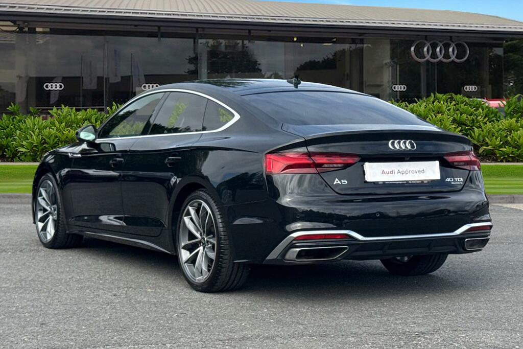 Audi A5 2.0 Tdi 35 Sport Sportback S Tronic Eur BN72VHK White #2