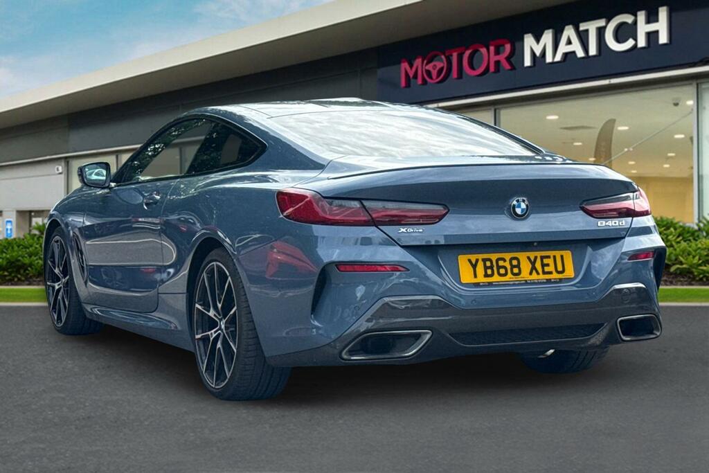 BMW 8 Series 840D Xdrive Blue #2