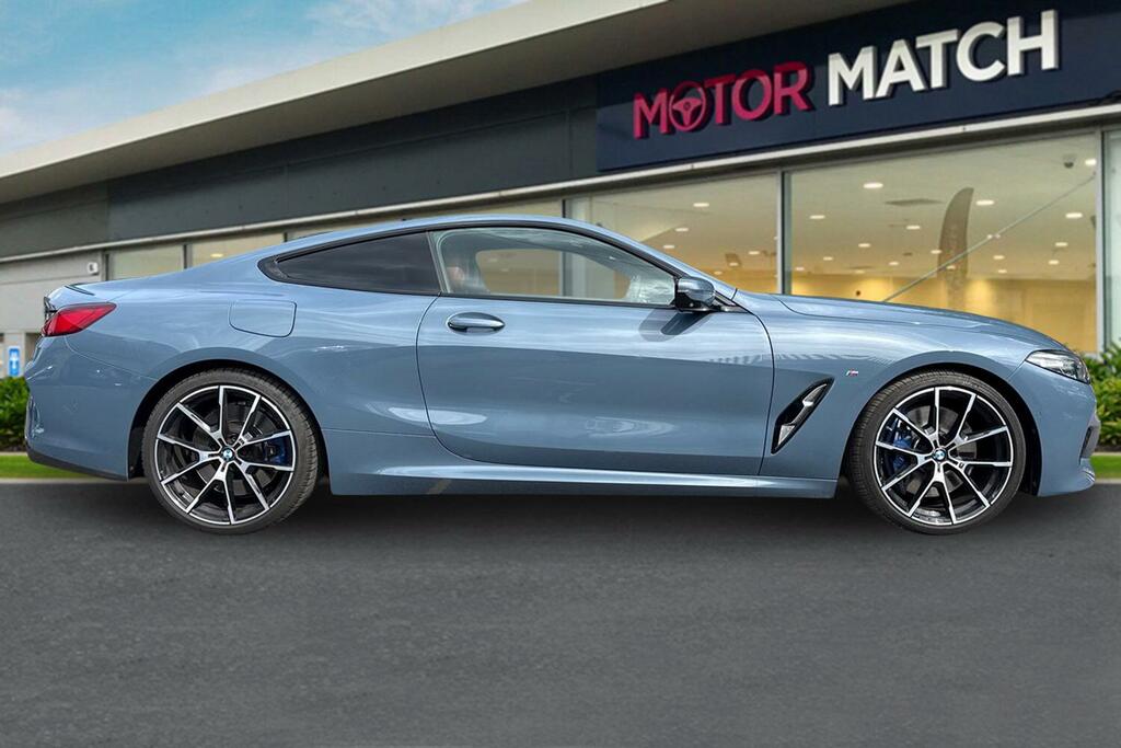 BMW 8 Series 840D Xdrive Blue #3