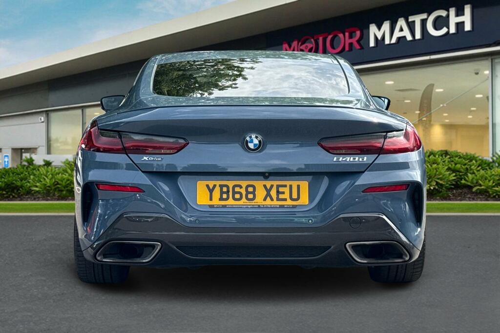 BMW 8 Series 840D Xdrive Blue #4