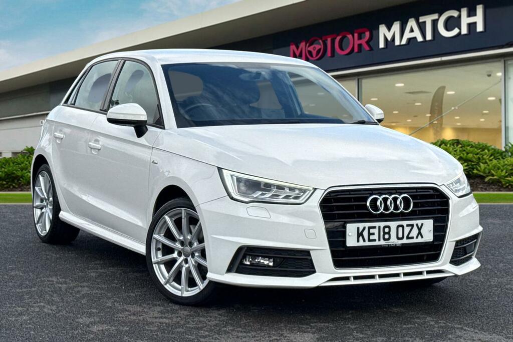 Audi A1 1.4 Tfsi S Line Sportback Euro 6 Ss Nav White