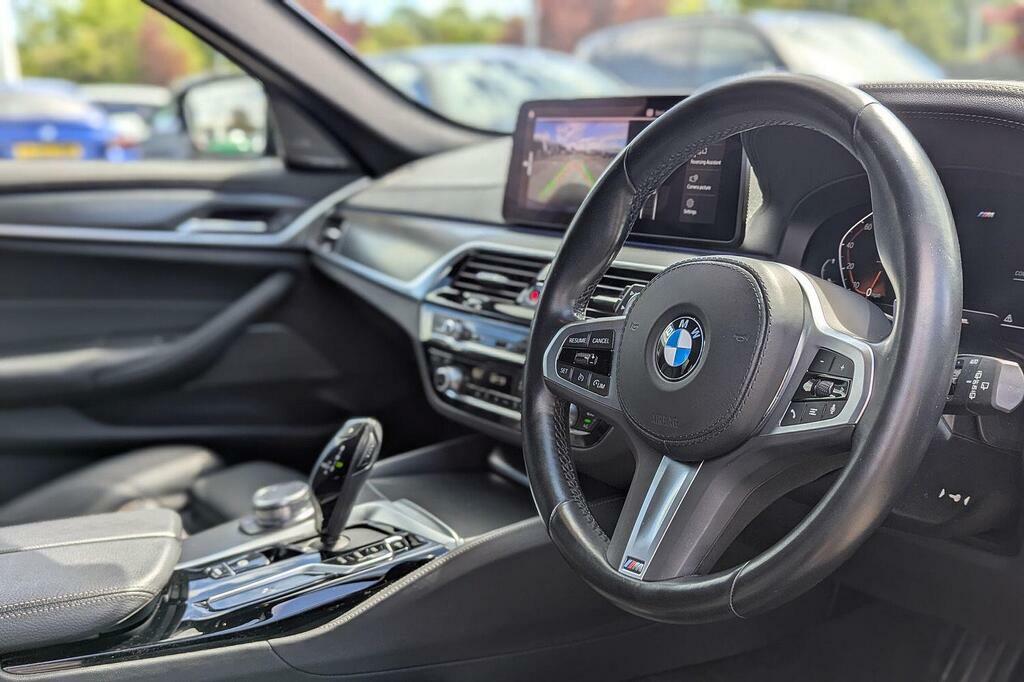 BMW 5 Series 530D Xdrive M Sport Touring Blue #6