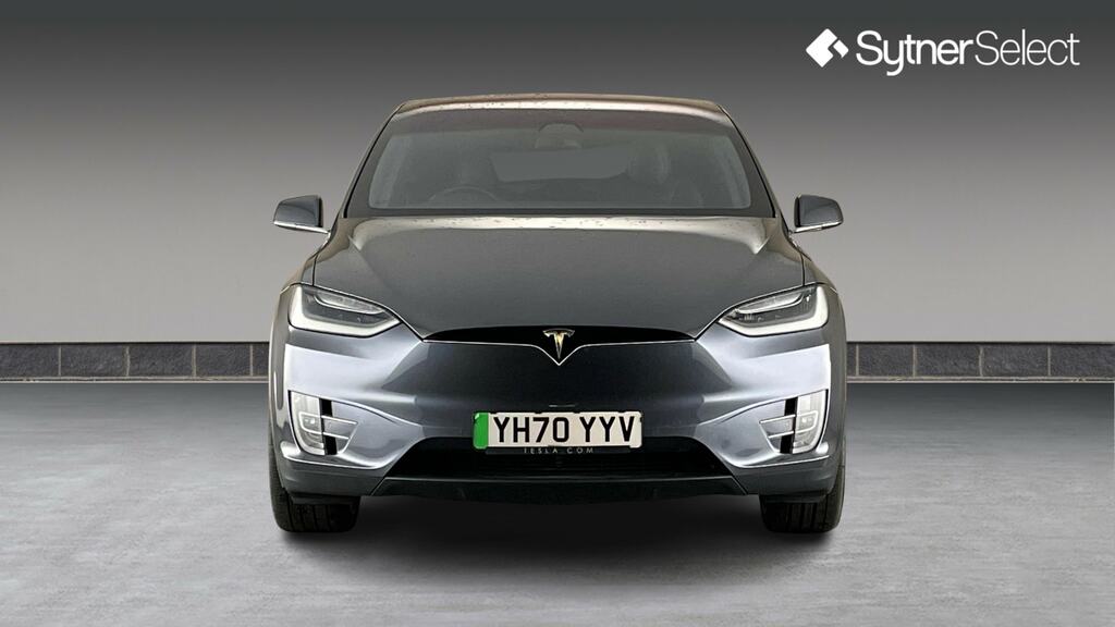 Tesla Model X Long Range Awd YH70YYV Silver #4