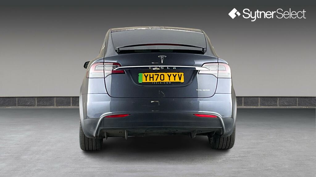 Tesla Model X Long Range Awd YH70YYV Silver #5