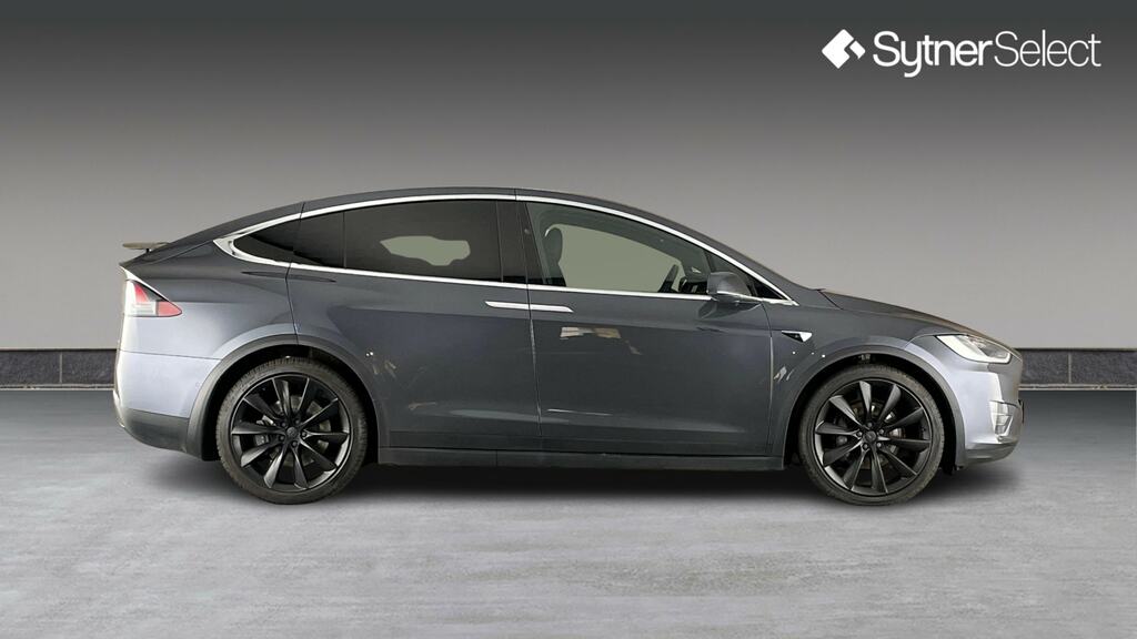 Tesla Model X Long Range Awd YH70YYV Silver #3