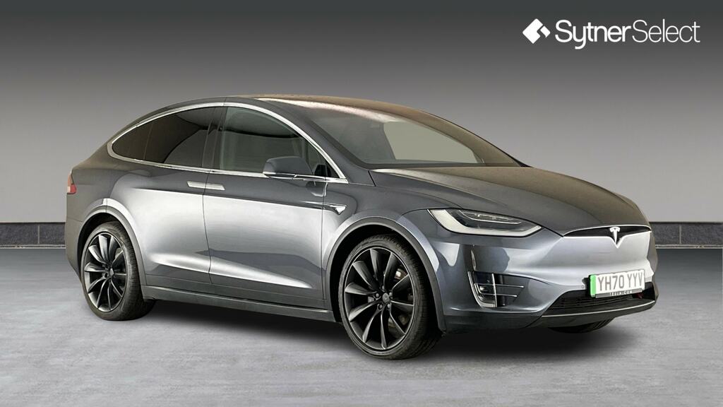 Tesla Model X Long Range Awd Silver