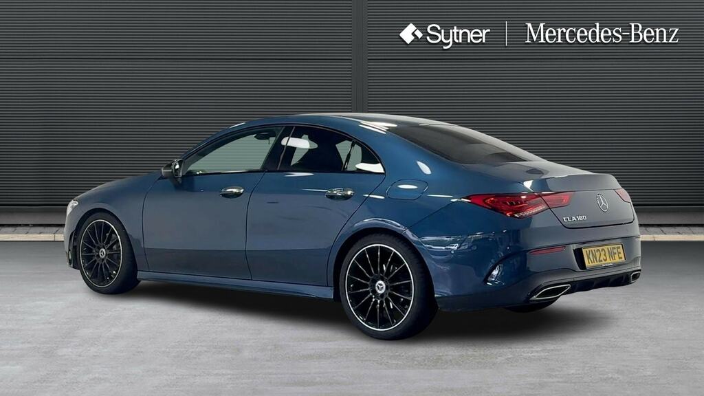 Mercedes-Benz CLA Class Cla 180 Amg Line Premium Night Ed Tip KN23NFE Blue #2