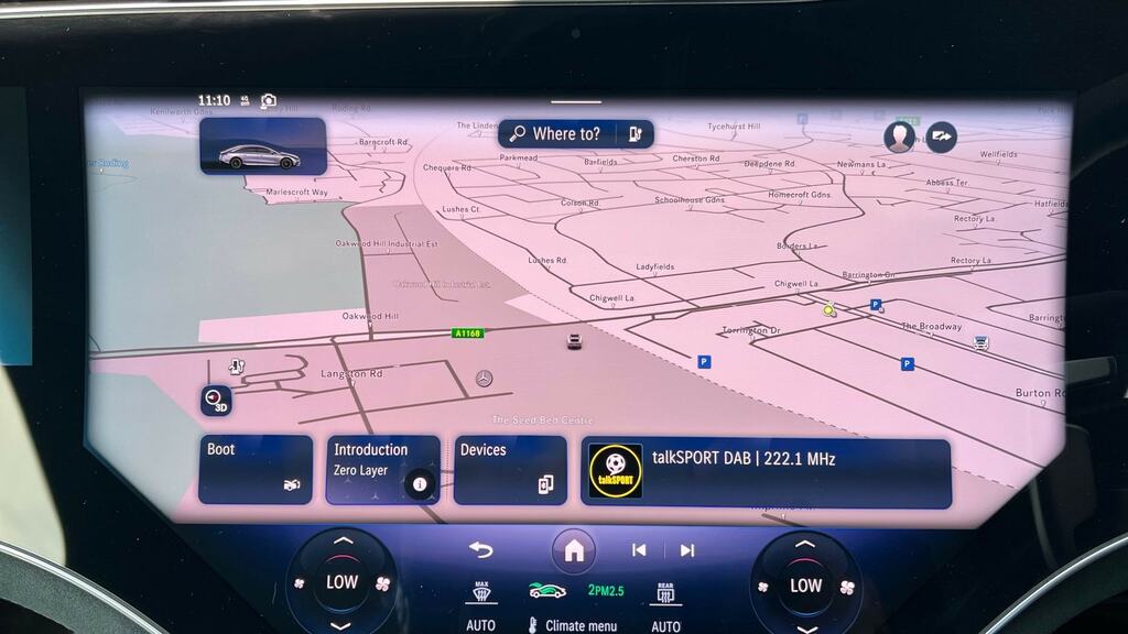 Mercedes-Benz EQS Eqs 450 Exclusive Luxury Black #15
