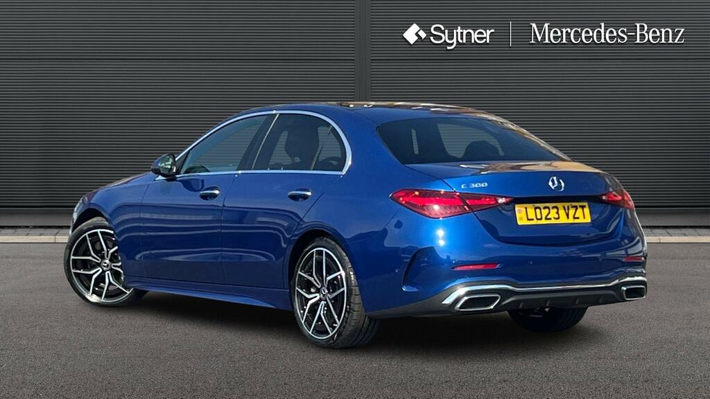 Mercedes-Benz C Class C300 Amg Line Premium Plus 9G-tronic Blue #2