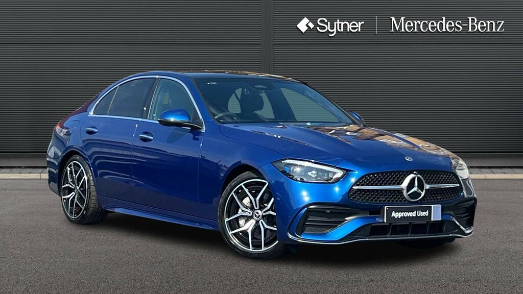 Mercedes-Benz C Class C300 Amg Line Premium Plus 9G-tronic Blue