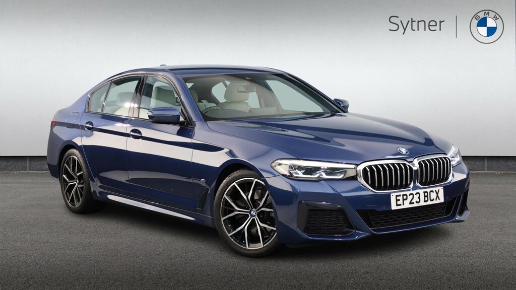 BMW 5 Series 520I Mht M Sport Step Blue