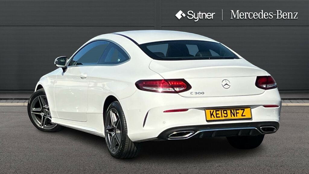Mercedes-Benz C Class C300 Amg Line 9G-tronic White #2