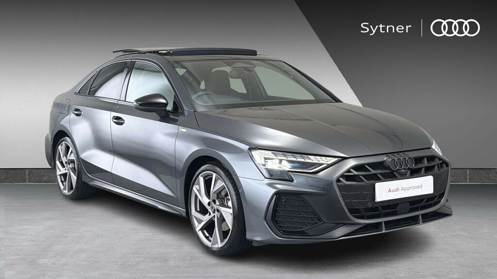 Audi A3 1.5 Tfsi 150 Black Ed S Tronic Tech Pack Pro Grey