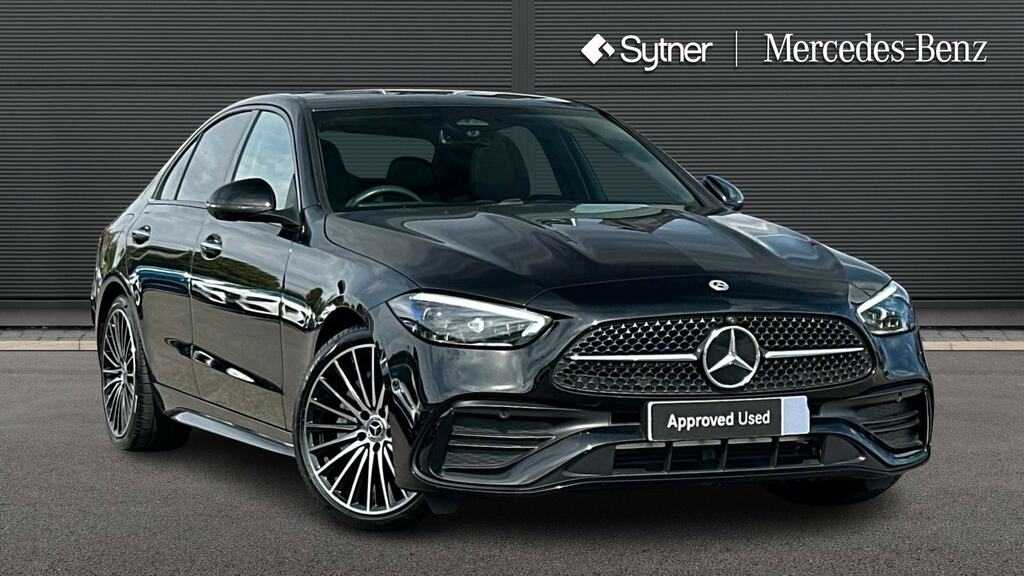 Mercedes-Benz C Class C200 Amg Line Premium Plus 9G-tronic Black