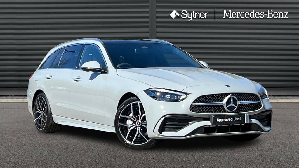 Mercedes-Benz C Class C220d Amg Line Premium Pan Roof 9G-tronic Grey