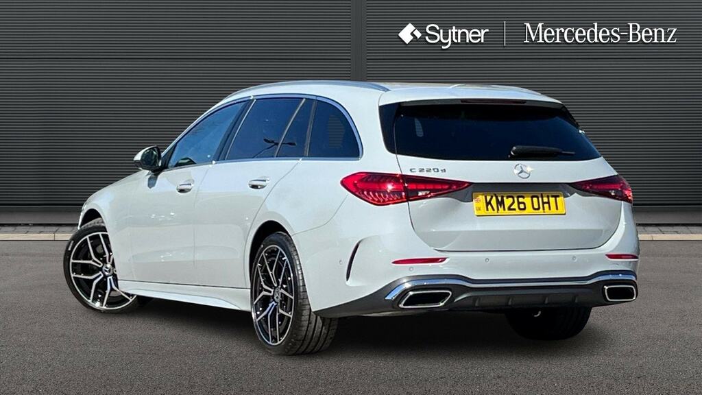 Mercedes-Benz C Class C220d Amg Line Premium Pan Roof 9G-tronic Grey #2
