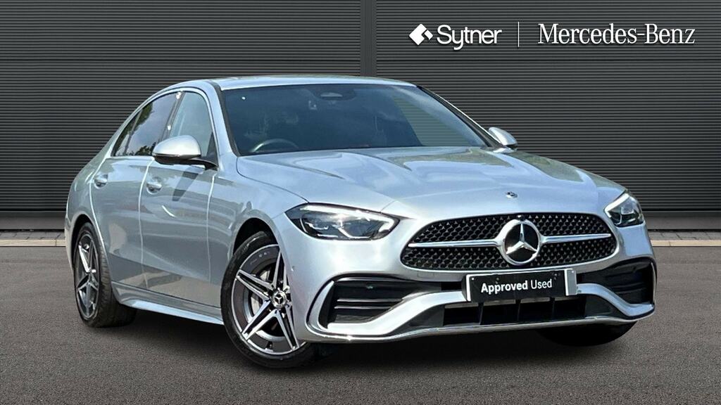 Mercedes-Benz C Class C200 Amg Line 9G-tronic KN25ZPS Silver