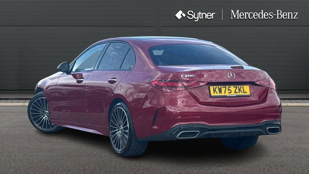 Mercedes-Benz C Class C200 Amg Line Premium Plus 9G-tronic KW75ZKL Red #2