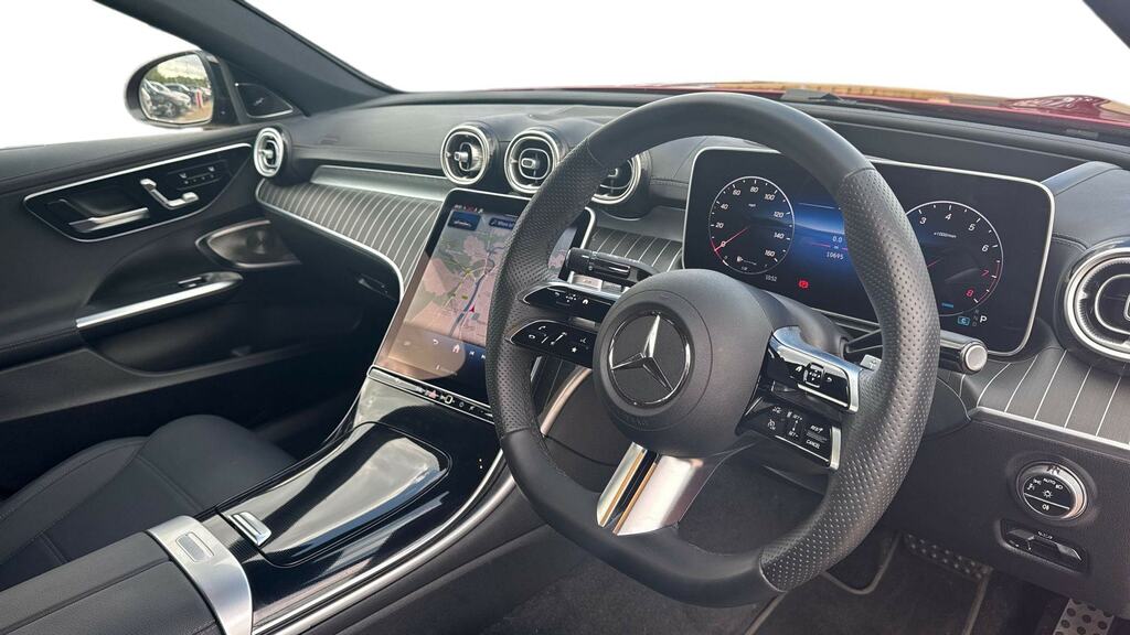 Mercedes-Benz C Class C200 Amg Line Premium Plus 9G-tronic KW75ZKL Red #3