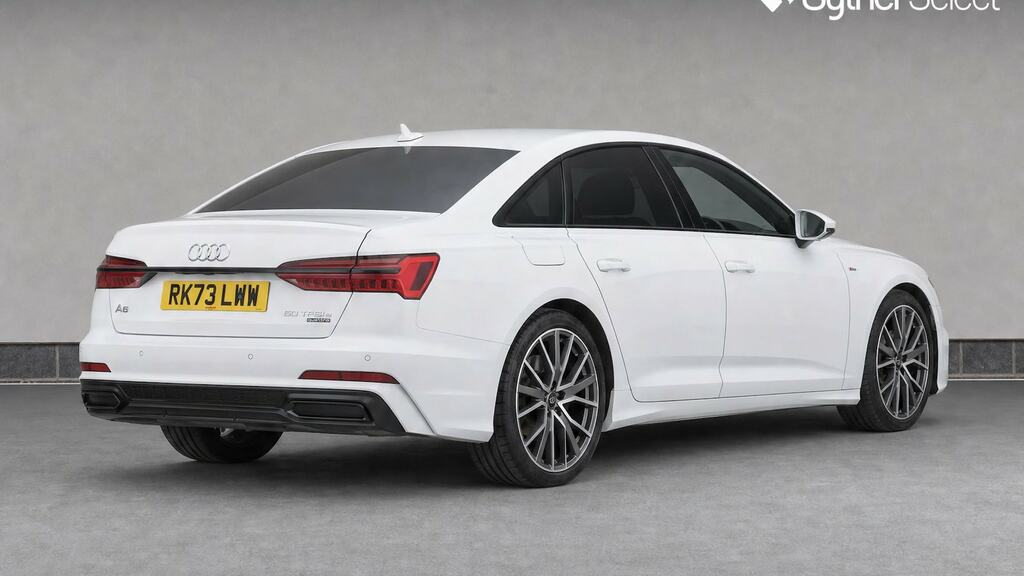 Audi A6 Saloon 50 Tfsi E Quattro Black Edition S Tronic White #4