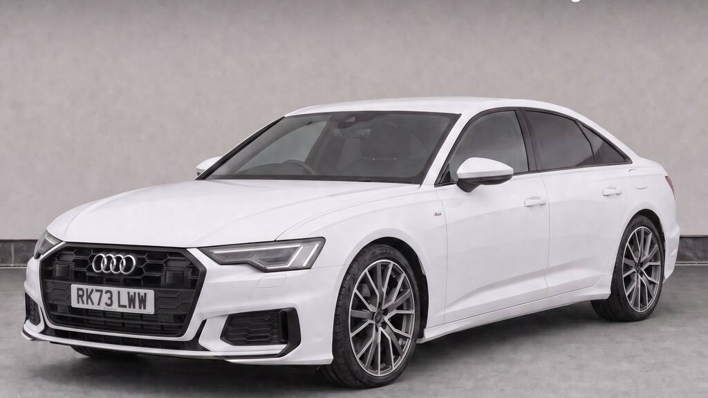 Audi A6 Saloon 50 Tfsi E Quattro Black Edition S Tronic White #2