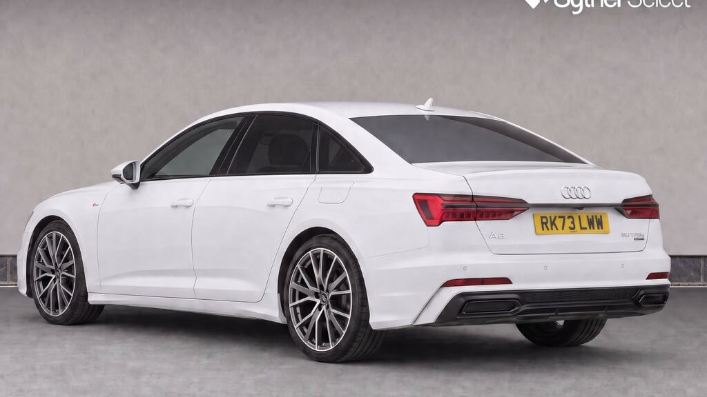 Audi A6 Saloon 50 Tfsi E Quattro Black Edition S Tronic White #3