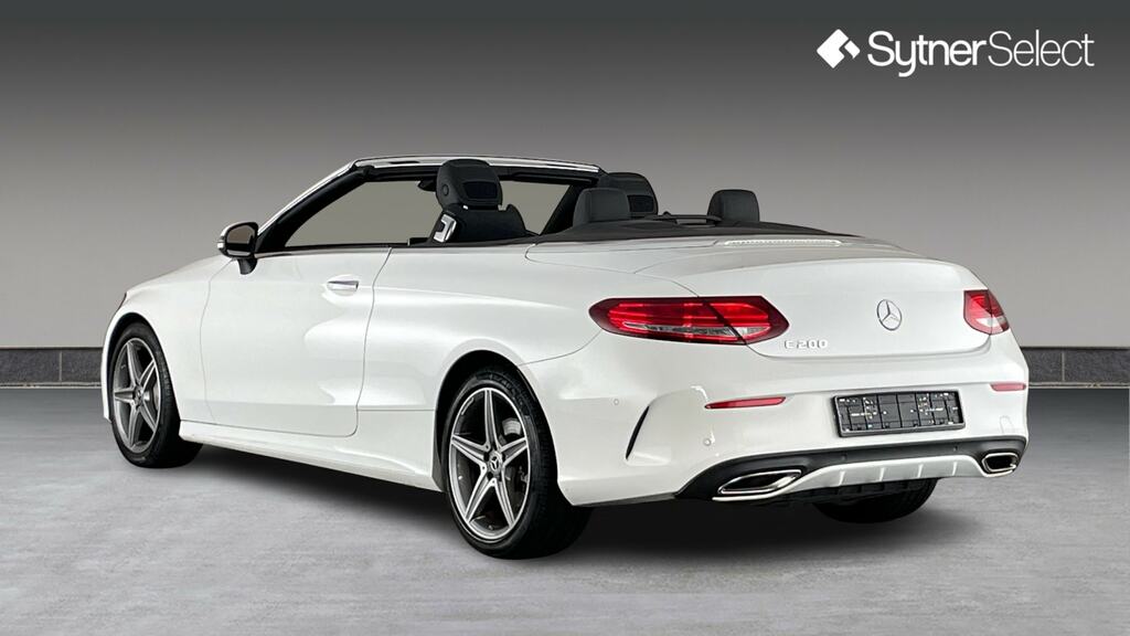 Mercedes-Benz C Class C200 Amg Line WA67REU White #4