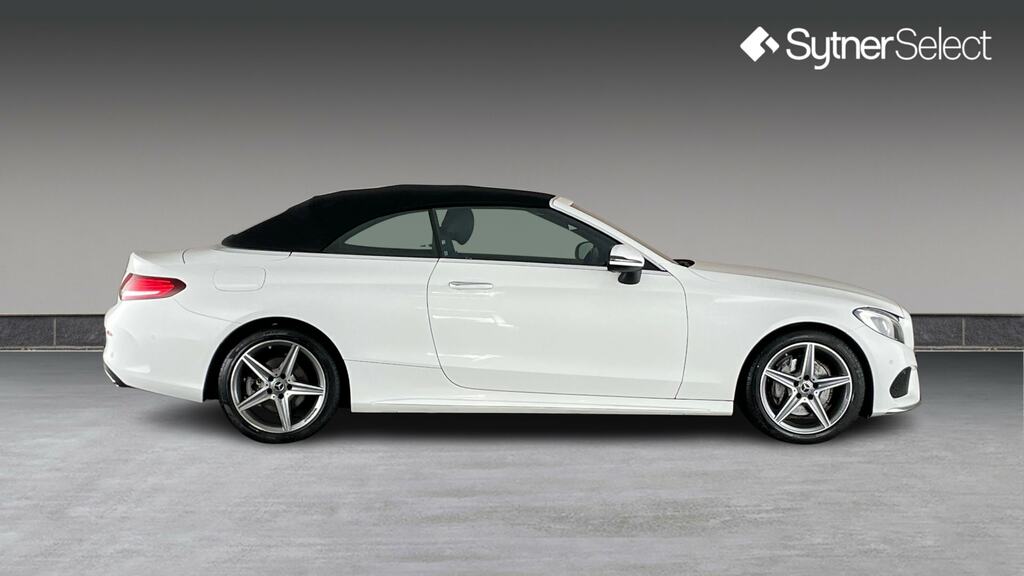 Mercedes-Benz C Class C200 Amg Line WA67REU White #5