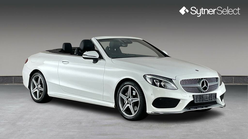 Mercedes-Benz C Class C200 Amg Line WA67REU White #2