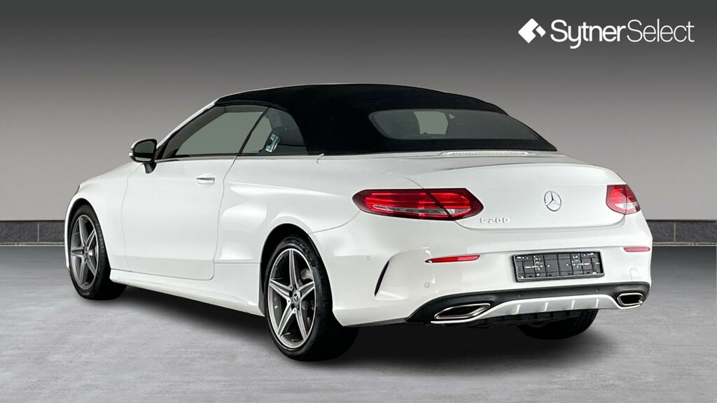 Mercedes-Benz C Class C200 Amg Line WA67REU White #3