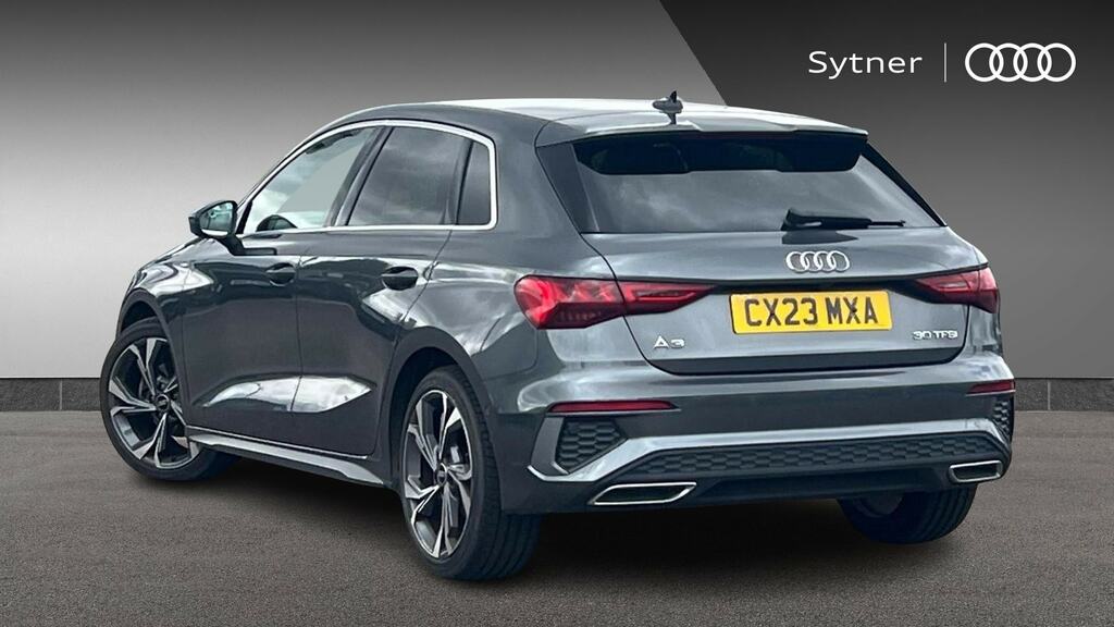 Audi A3 30 Tfsi S Line S Tronic Tech Pack CX23MXA Grey #3