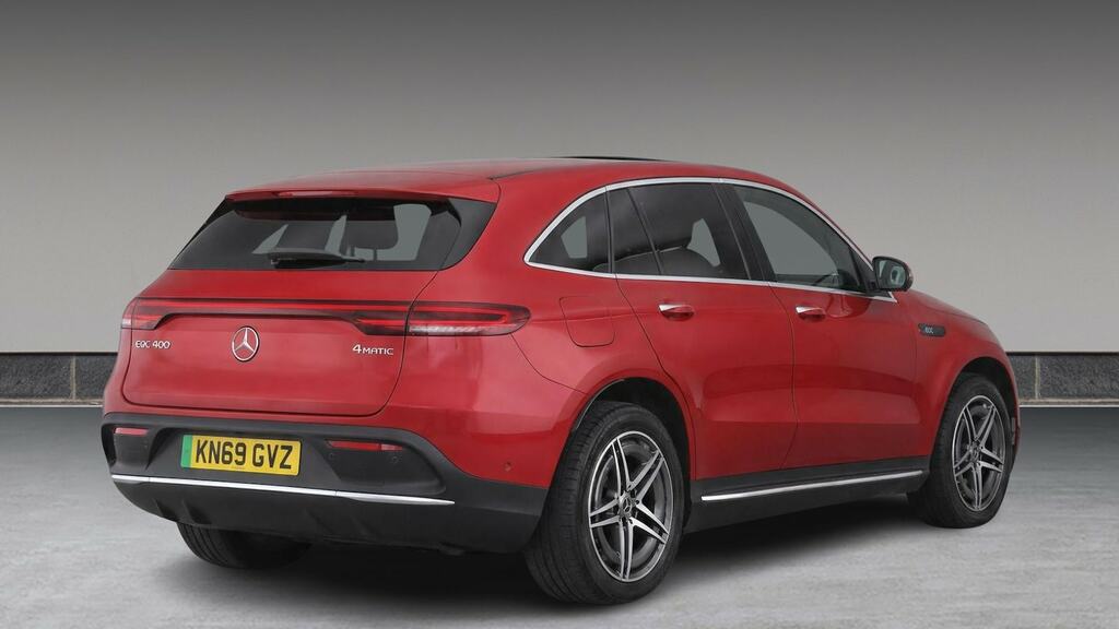 Mercedes-Benz EQC Eqc 400 300Kw Amg Line 80Kwh Red #4