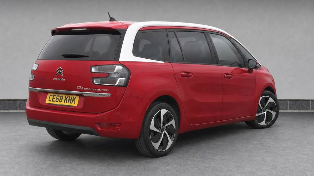 Citroen Grand C4 SpaceTourer 2.0 Bluehdi 160 Flair Eat8 Red #4