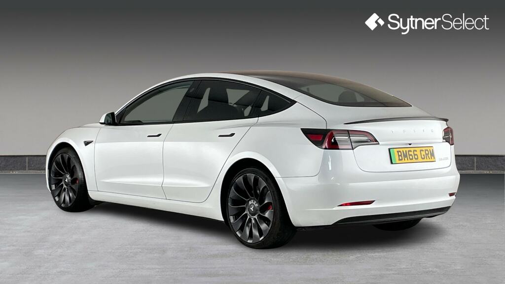 Tesla Model 3 Performance Awd Performance Upgrade White #2