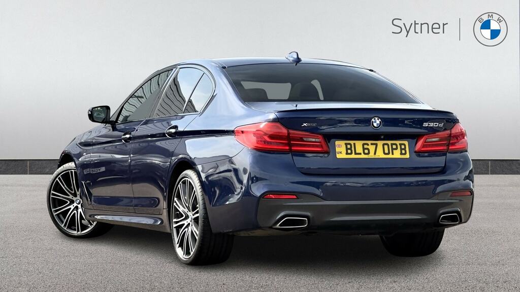 BMW 5 Series 530D Xdrive M Sport Blue #2