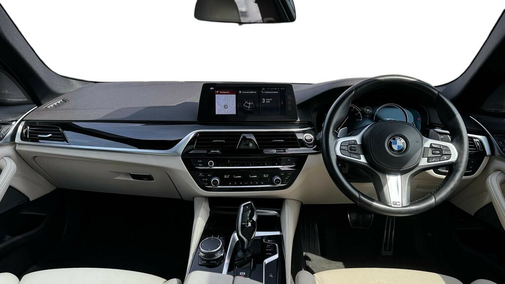 BMW 5 Series 530D Xdrive M Sport Blue #3