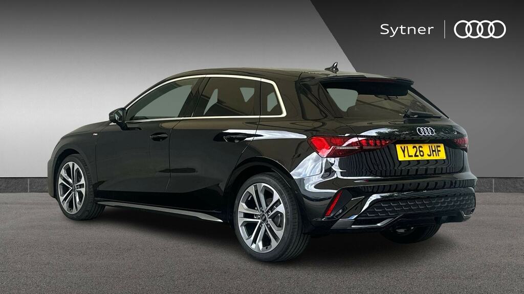 Audi A3 1.5 Tfsi 150 S Line S Tronic YL26JHF Black #3