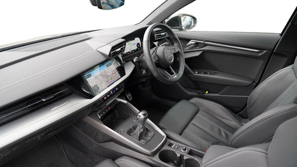 Audi A3 1.0 Tfsi 30 S Line Sportback 11 White #2
