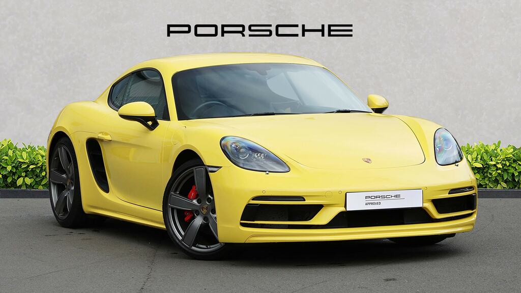 Porsche 718 Cayman 2.5 S Yellow
