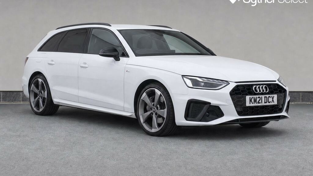 Audi A4 Avant 40 Tfsi 204 Black Edition S Tronic White