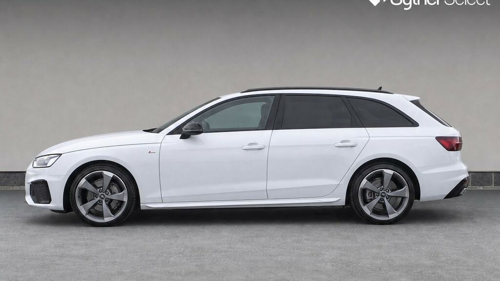 Audi A4 Avant 40 Tfsi 204 Black Edition S Tronic White #6