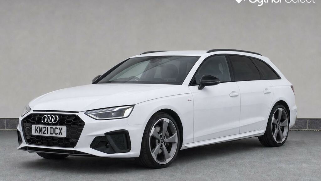 Audi A4 Avant 40 Tfsi 204 Black Edition S Tronic White #2