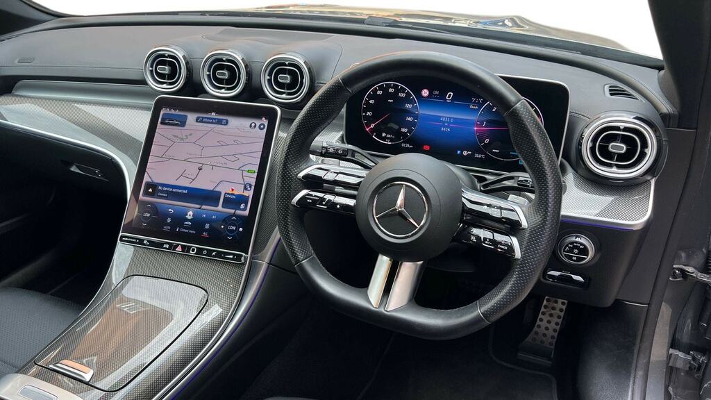 Mercedes-Benz C Class C300 Amg Line Premium Plus 9G-tronic Silver #3