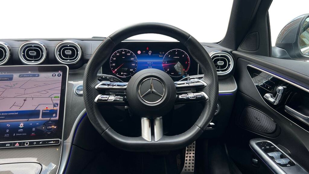 Mercedes-Benz C Class C300 Amg Line Premium Plus 9G-tronic Silver #9