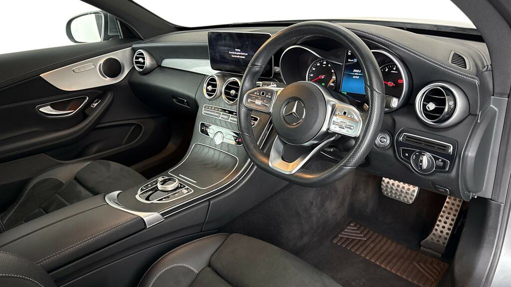 Mercedes-Benz C Class C200 Mhev Amg Line 1.5 C200 Mhev Amg Line Coupe White #9