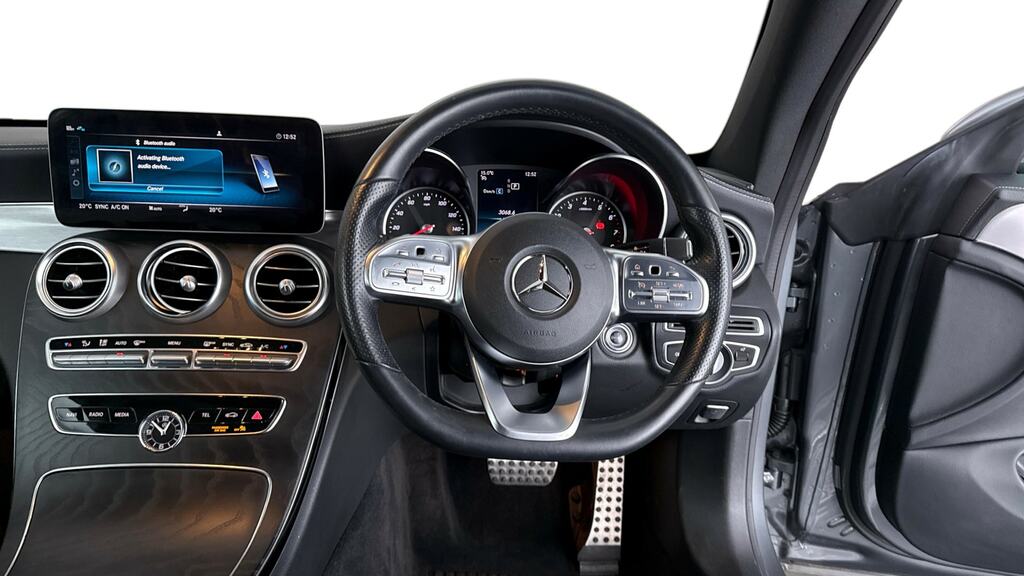 Mercedes-Benz C Class C200 Mhev Amg Line 1.5 C200 Mhev Amg Line Coupe White #8